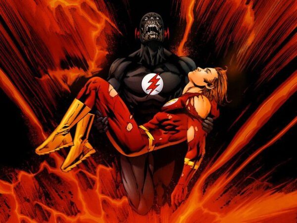 Flash First Look The Flash Movie: Black Flash and Michael Keaton Batman First Look ...