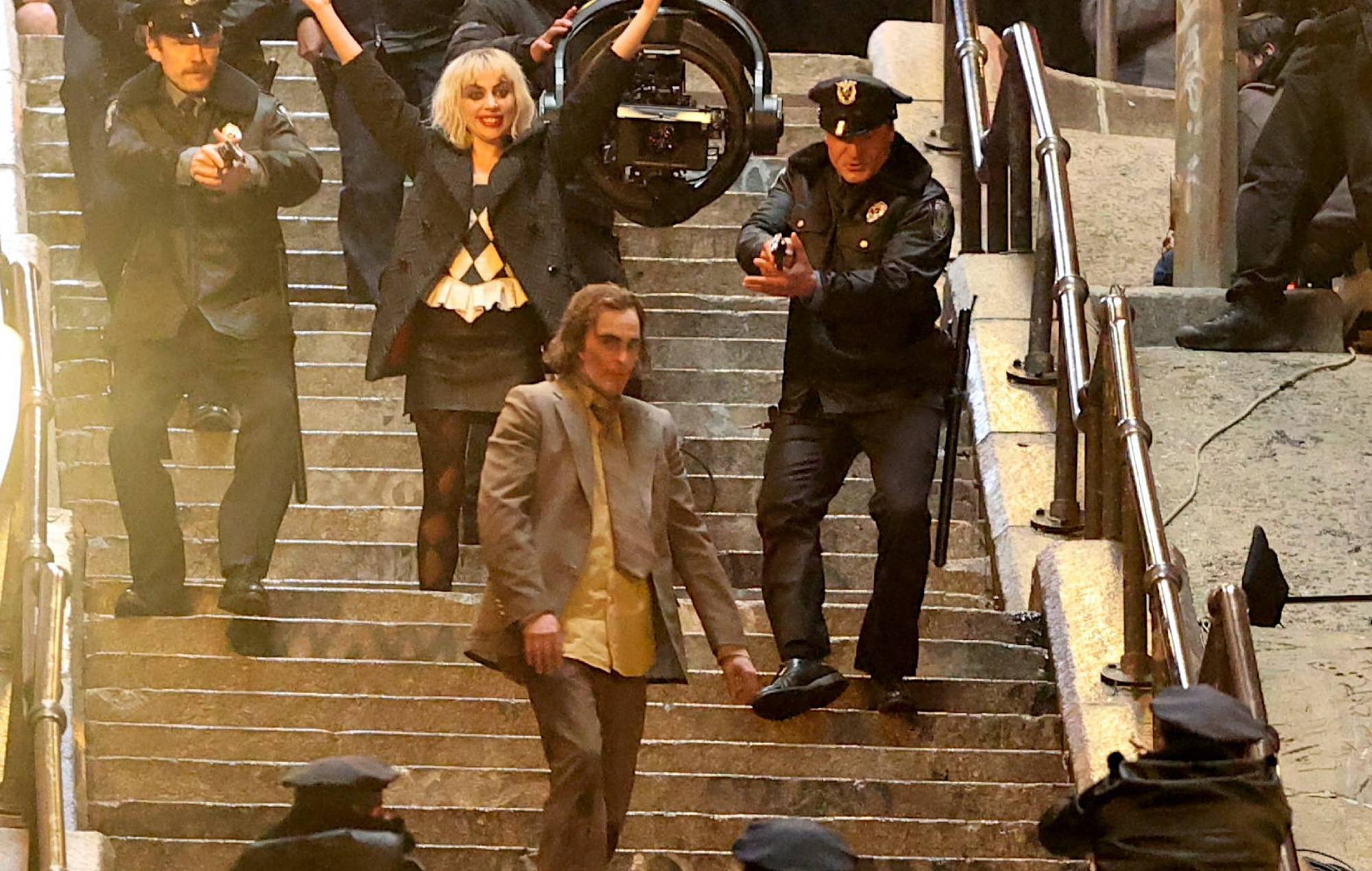 Joker 2 Lady Gaga And Joaquin Phoenix New Set Video Leaked 0734
