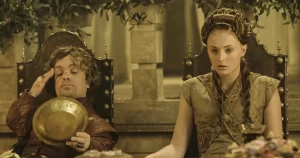 Game of thrones Tyrion Lannister and Sansa Stark